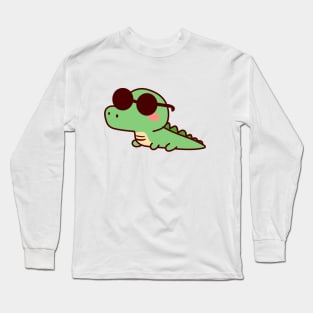 Cool Croc: Shades and Style Long Sleeve T-Shirt